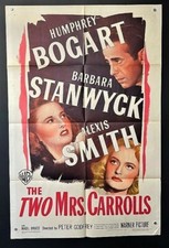 The Two Mrs. Carrolls Movie Poster Humphrey Bogart - Stanwyck*Hollywood Posters*