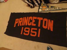 Vintage Princeton 1951 Banner 64x32 Football Undefeated season!