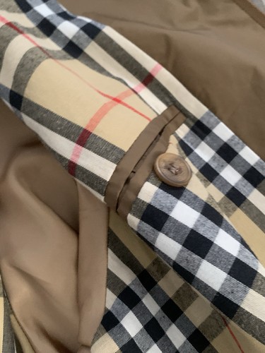 Burberry London Gabardine Harrington Jacket Men’s Size XXL Nova Check - Picture 16 of 20