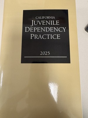 CEB California Juvenile Dependency Practice 2025  Paperback