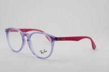 NEW RAY-BAN JUNIOR RB 1554 3810 CLEAR PURPLE PINK AUTHENTIC EYEGLASSES 46-16