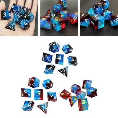 7 Stück Lightwheigt Polyhedral Dice, D4 ~ D20 Play Entertainment Toys