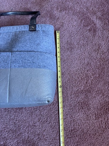 Kate Spade Handtasche Quinn Purse Frosted Felt Wool Heather Grey Glitter Tote Bag - Bild 11 von 13
