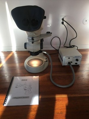 Vision Engineering Cobra Microscope 6-40X Schott Fiber Optic Light Ring Upgrade