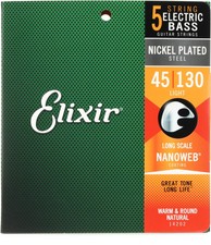 Elixir Strings 14202 Nanoweb Light Long Scale...