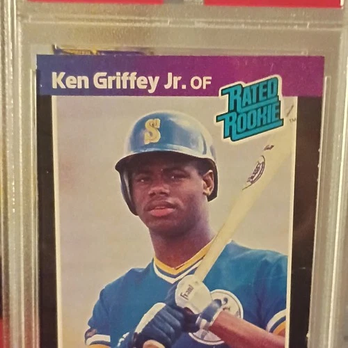 1989 Donruss Rated Rookie Ken Griffey Jr. #33 PSA 3 *Denotes Back