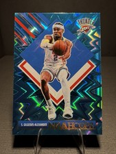 2024-25 NBA Hoops Tribute Shai Gilgeous-Alexander #283 Teal Explosion OKC