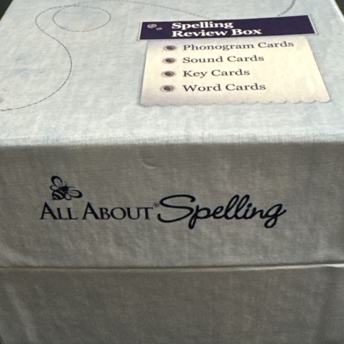 All About Spelling Review Box With Index Cards. - Imagen 2 de 12