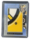 2021-22 Upper Deck Rookie Team Logo Jumbos Jeremy Swayman Black Diamond #RTL-JS