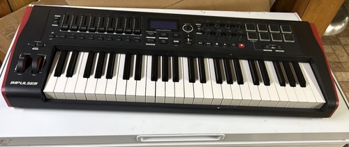 Novation Impulse 49 49-Key Semi-Weighted MIDI Keyboard Controller Pads Faders