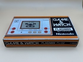 Nintendo Game & Watch FLAGMAN  FL-02 1st Ed Silver Series 1980 New Old Stock