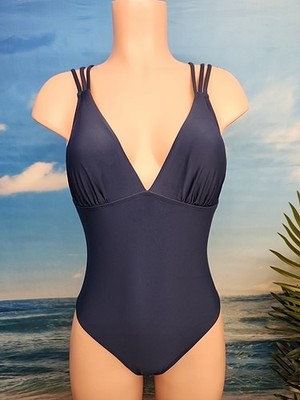 NWT Cupshe Womens One Piece Swimsuit Blue Color. Size Small