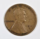 1915-S Lincoln Wheat Cent Semi-Key Date Rare Fine Free Shipping