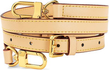 Vachetta Leather Adjustable Crossbody Shoulder Strap Replacement for L V Bags