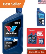 1 Quart 4-Stroke Motorcycle Engine Oil – Maximize Horsepower & Engine Protection 43.64 per gallon