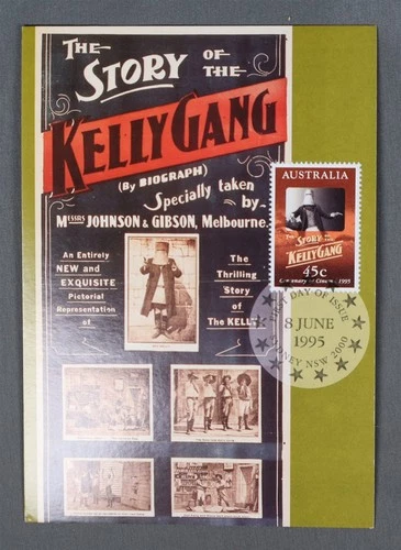 MayfairStamps Australia FDC 1995 The of the Kelly Gang First Day Cover aax_31183