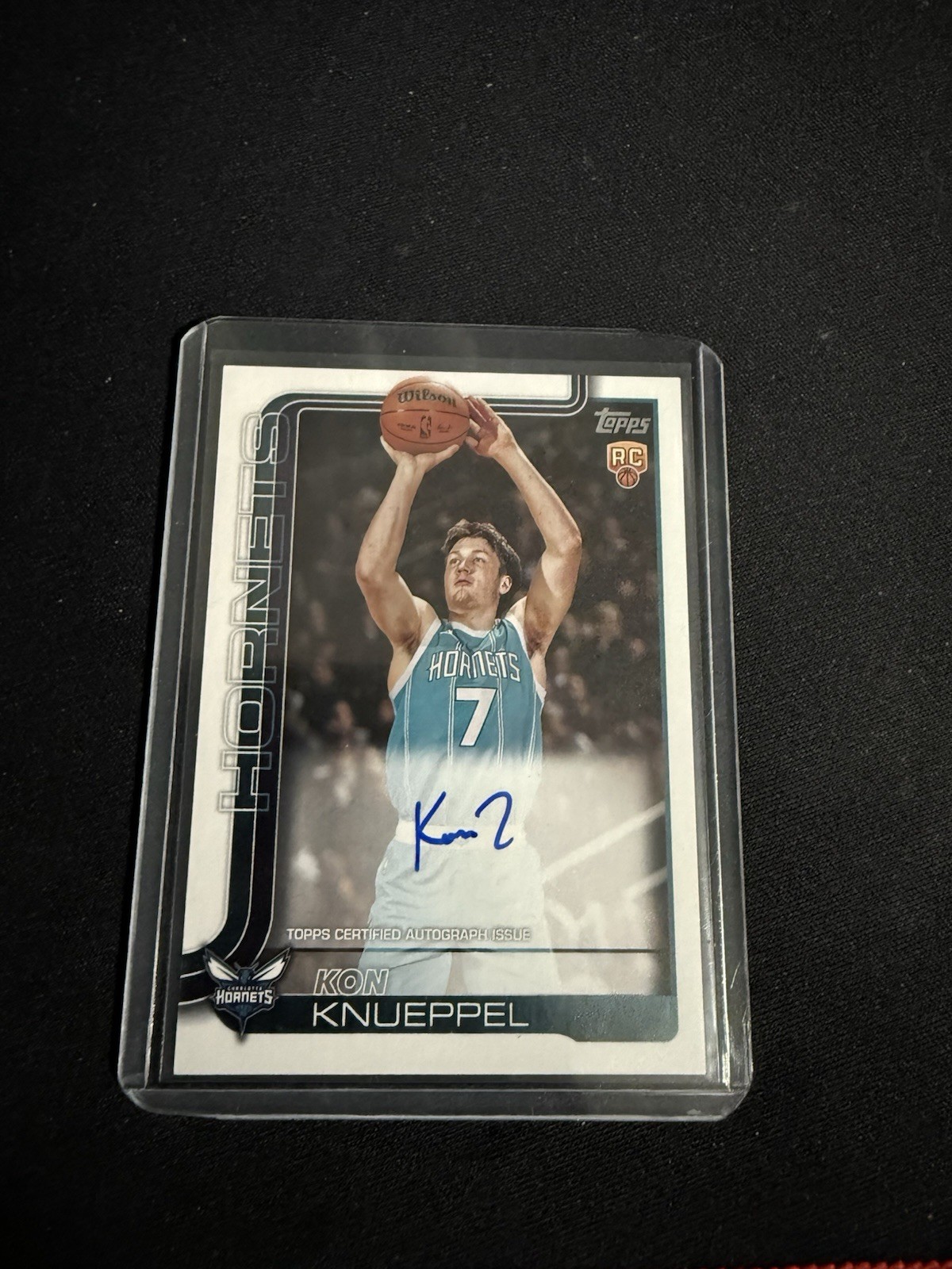 Kon Knueppel 2025 Topps #TFRR-KK Flagship Real One Rookie 