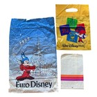 1 Genuine Euro Paris Disney 1992 Large Shopping bag 2 small Plastic & Paper — photo 2