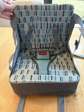 Nuby Easy Go Booster Seat - Easy to Use - Collapsible  Light weight - 9 Months