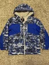 Swiss Tech Winter Coat With Hood Boys 2XL XXL Blue