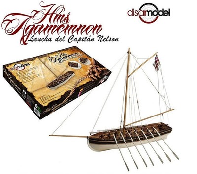 Disar Model HMS Agamemnon Launch 1:30 Scale Wooden Model Ship Kit