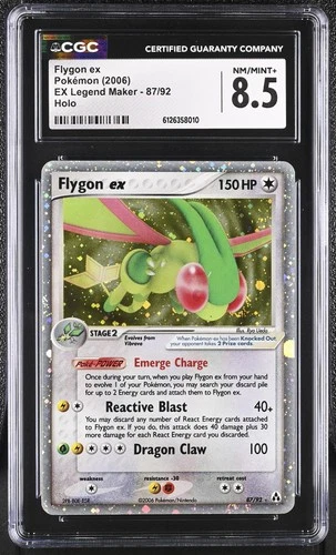 CGC 8.5 Flygon ex 2006 EX Legend Maker 87/92 Holo Pokemon Card