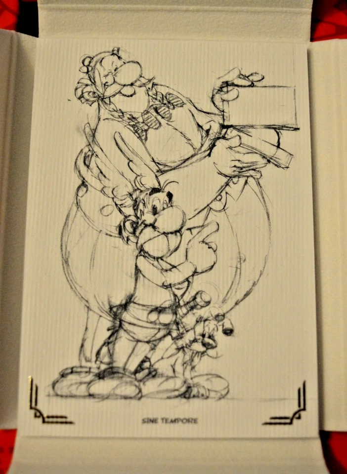 Panini Asterix Sine Tempore 2025 TC- Ingenium Card Bleistiftstudien Asterix /500