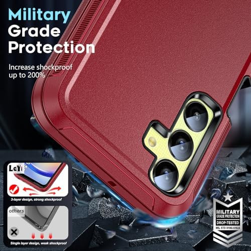 Compatible for Samsung Galaxy A25 5G Phone Case: Samsung A25 5G Case with [2 Pac - Afbeelding 5 van 7