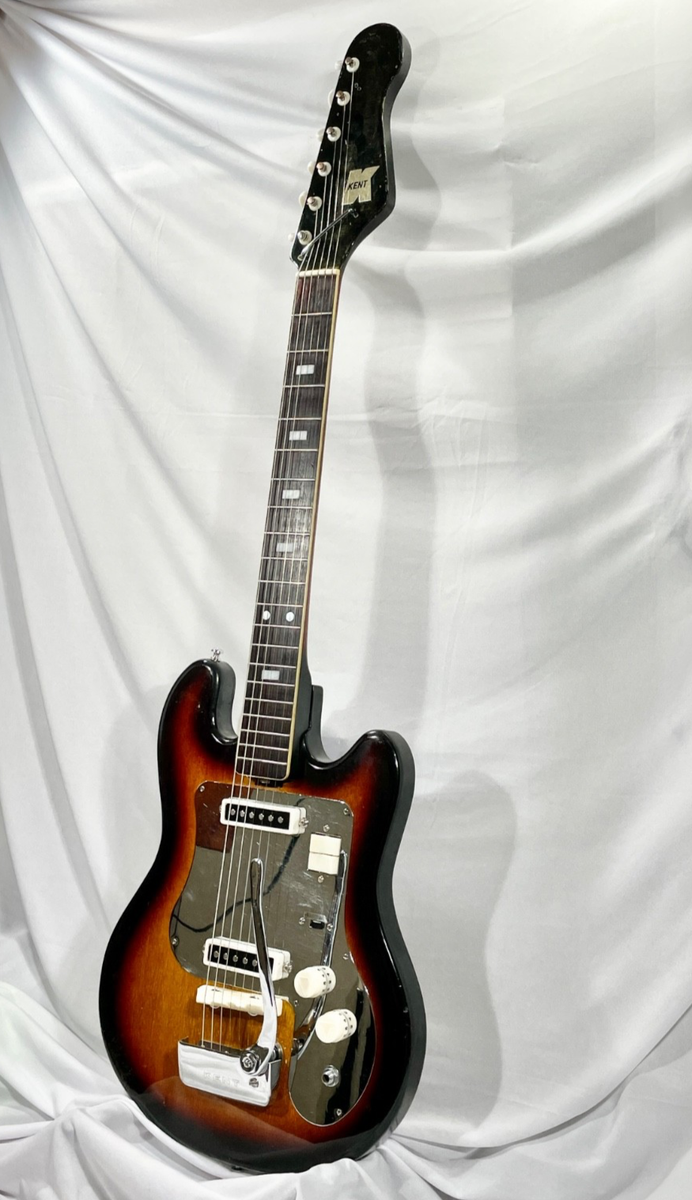 RARE Vintage 1964 Guyatone Kent Lido 531 Guitar, Tobacco Burst w