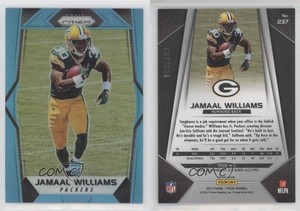 2017 Panini Prizm Rookies Light Blue Prizm /199 Jamaal Williams #237 Rookie RC