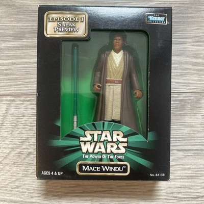 Kenner Star Wars Mace Windu The Power of the Force Sneak Preview POTF2 1998