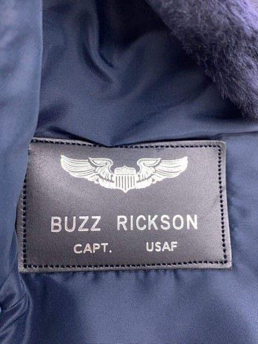 Buzz Rickson's M13511 M13512 Flight Jacket Nylon Navy Size 38 #EG ZAC - Picture 3 of 5