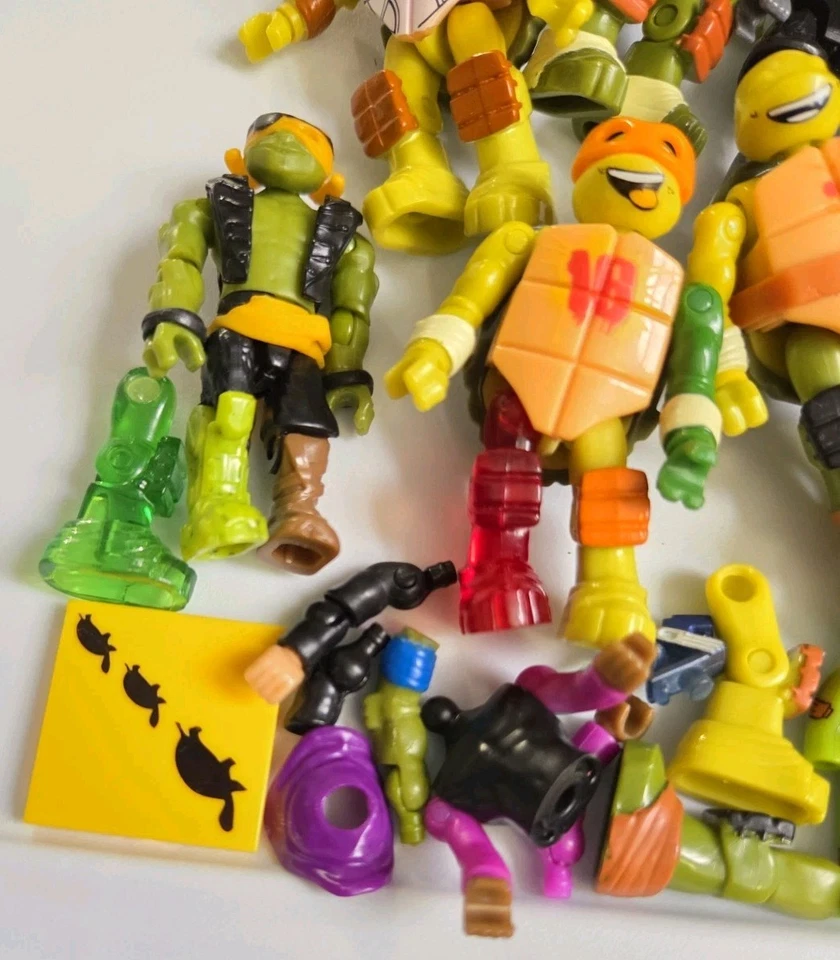Teenage Mutant Ninja Turtles Minifigure Lot Mega Bloks TMNT Parts/pieces - Image 4 of 4