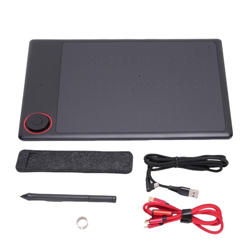 Drawing Tablet Large Area Graphics Drawing Tablet With 8192 Levels Pressure NEW - Afbeelding 12 van 12