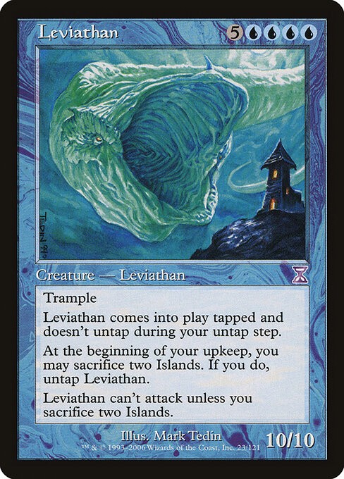 Leviathan NonFoil Time Spiral Timeshifted 23 NM MTG