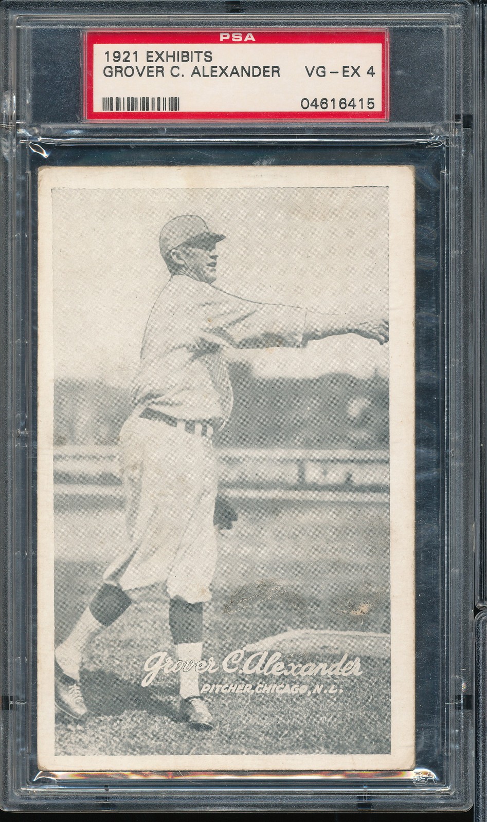 1921 Exhibits Grover Cleveland Alexander PSA 4 - Cubs
