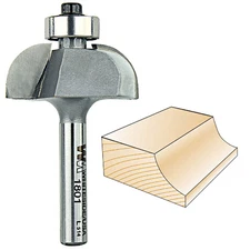Whiteside 1801 Cove Bit 1/4 in. SH x 3/8 in. R