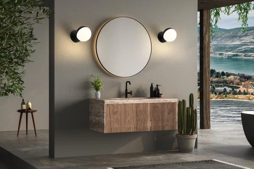 Z-Lite 7517-1S-MB Realm Sphere - 1 Light Wall Sconce-6.25 Inch Tall and 6.25 Inc - Picture 8 of 9