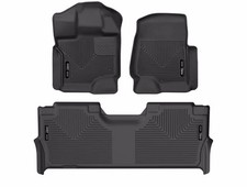 Husky Weatherbeater Floor Liners Fit 17-26 Ford F250f350f450 Front2nd 3pc Blk