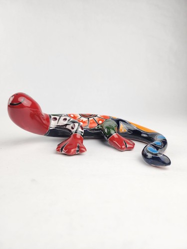Whimsical Talavera Gecko Wall Art – Colorful Mexican Lizard Decor - Picture 2 of 10