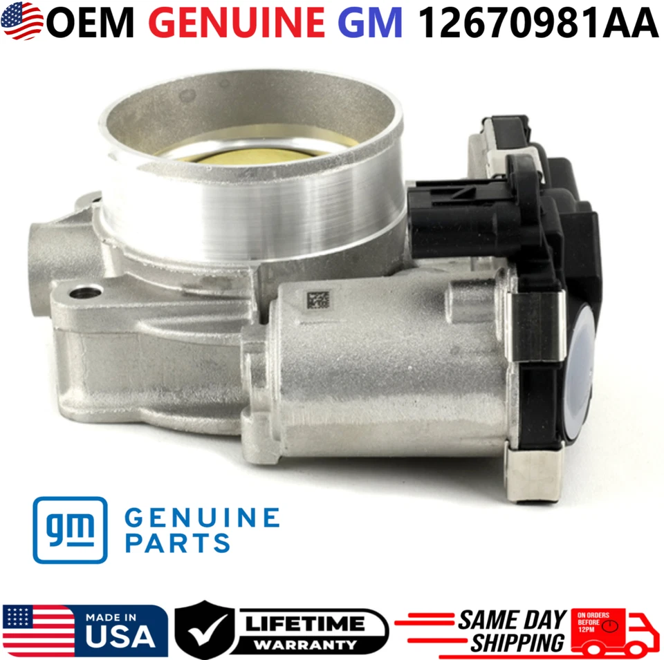 GENUINE GM Throttle Body For 2012-2025 GMC Chevrolet Cadillac Buick V6, 12670981 - Image 2 of 4