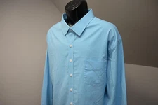 UntuckIt Dress Shirt Designer Plaid Nylon Stretch Long Sleeve Mens 4XLT 4XL TALL