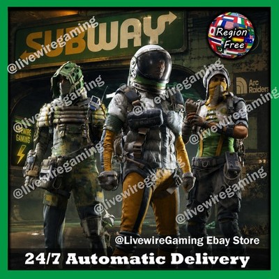 Arc Raiders x Subway - Subterranean Outfit Exclusive Promotion Collectors Item