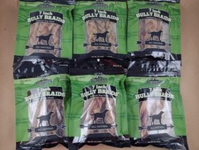 REDBARN BULLY BRAIDS MEGA LOT 6 BAGS  18 STICKS BEEF PIZZELLE DOG CHEWS TREATS
