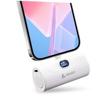 Mini Portable Charger 5000mAh Power Bank, Portable Phone Charger with 20W White