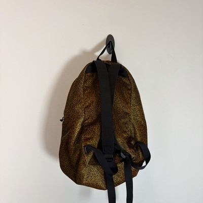 Supreme Velvet Cheetah Leopard Print Backpack Used Skateboard