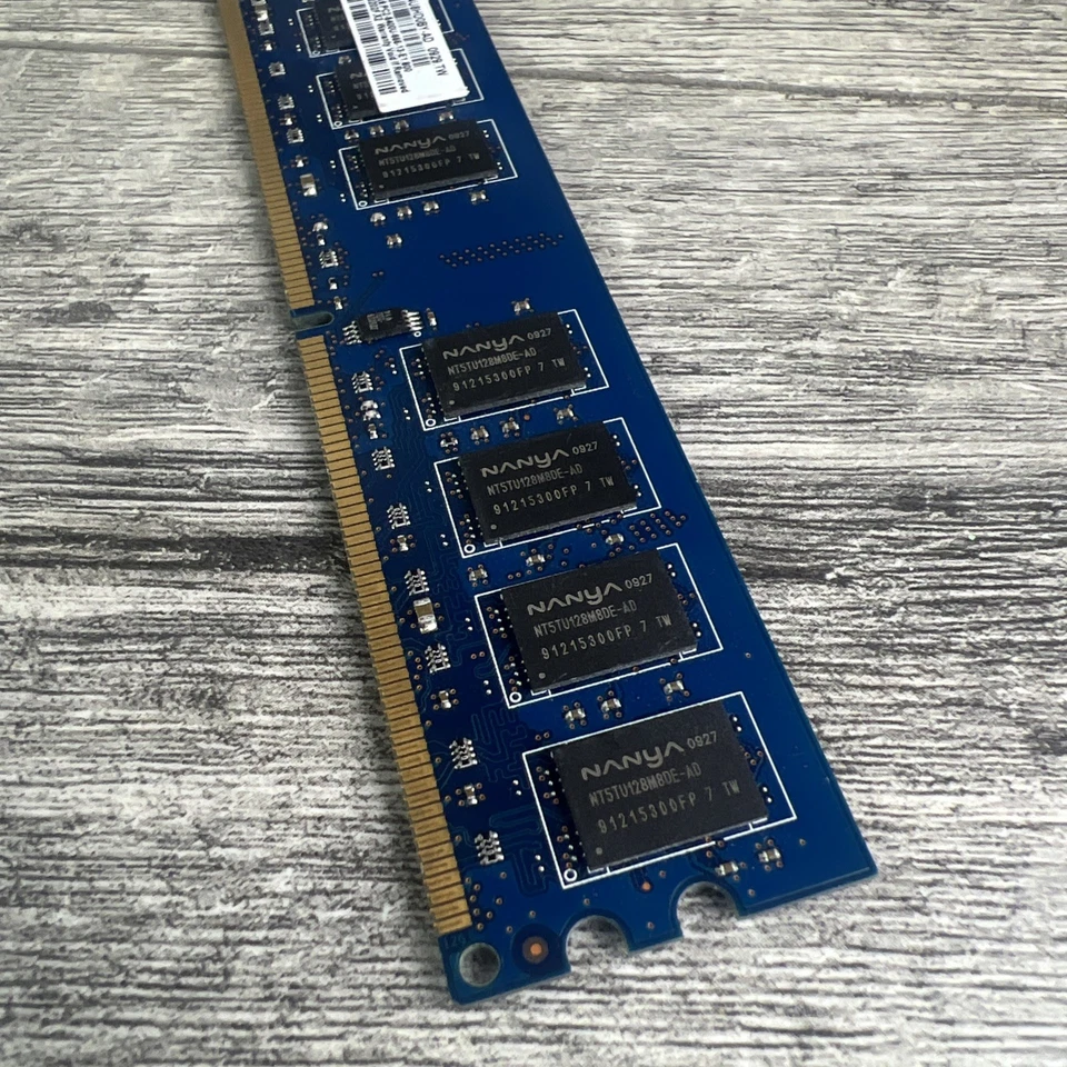 NEW Nanya 2GB DDR2 2Rx8 PC2-6400U 240pin DIMM DESKTOP MEMORY NT2GT64U8HD0BY-AD  - Image 3 of 4