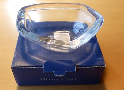 Villeroy & Boch gr. Schale Kristallglas ca.16x12,5x5,5cm - Ice Floes