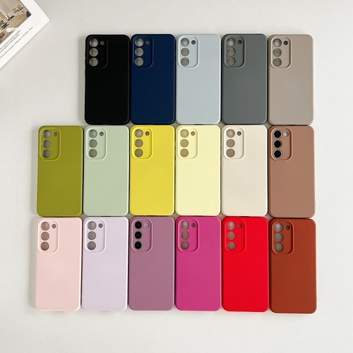 Silicone Plain Shockproof Case Cover For Samsung Galaxy S25 Ultra S24 S23 S22 - Picture 7 of 30