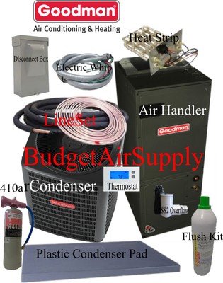 3 Ton 14 Seher Goodman Warmepumpe Gsz 14036 Aruf 37 C Txv Spulung 410a 25ft Install Kit Ebay 3 Ton 14 Seher Goodman Warmepumpe Gsz 14036 Aruf 37 C Txv Spulung 410a 25ft Install Kit Ebay